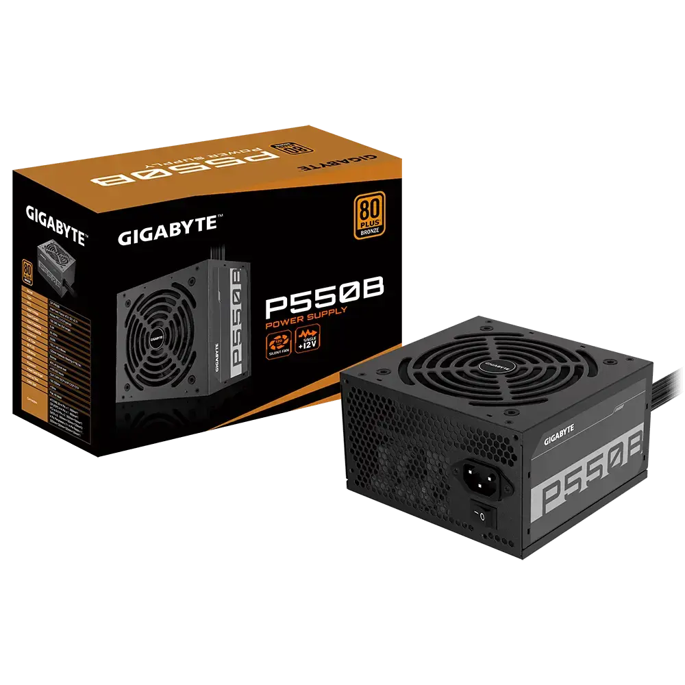Maitinimo blokas GIGABYTE P550B, 550 W, 80 PLUS Bronze