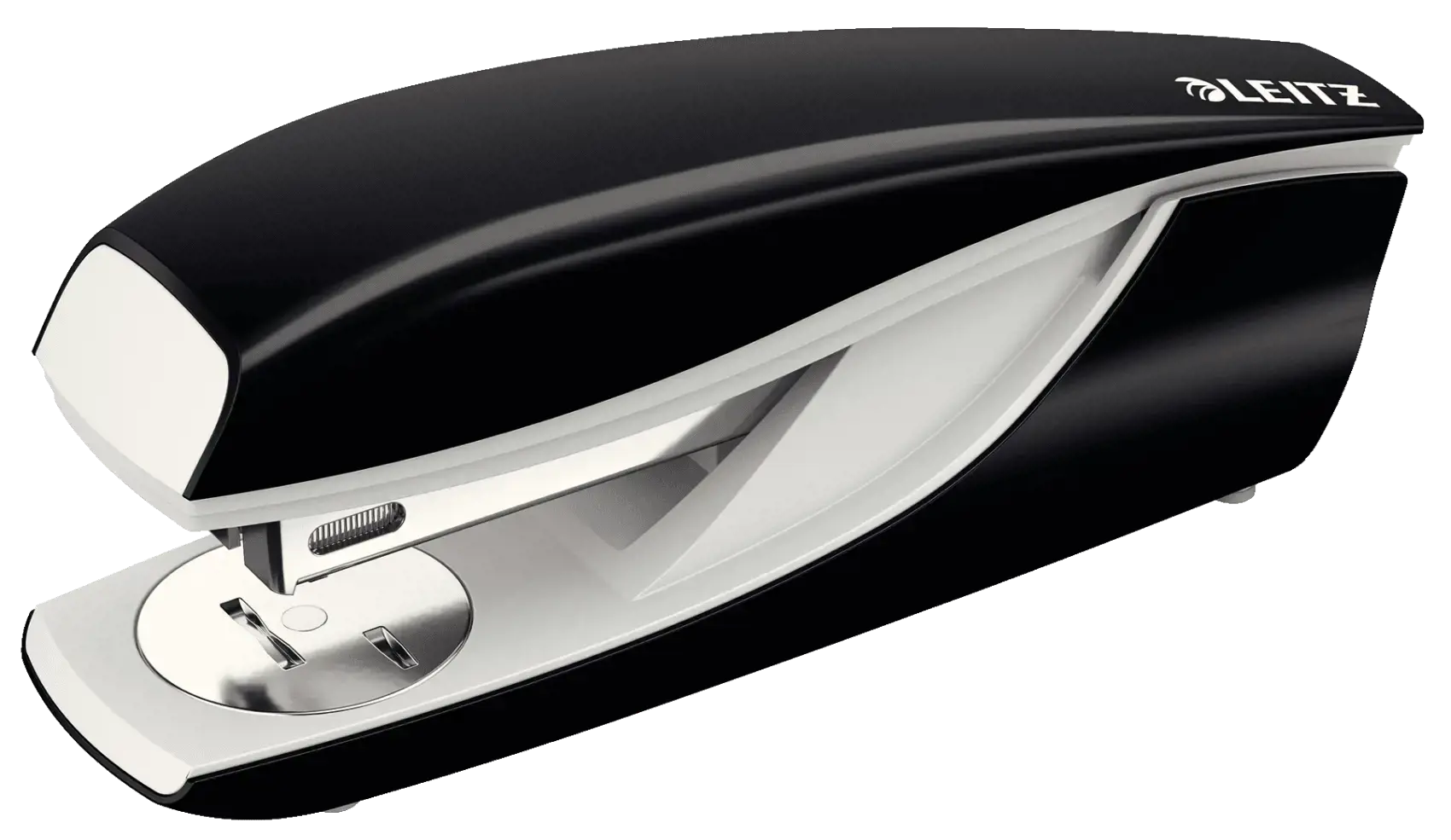 "Leitz NeXXt New", 30 lapų, juoda, 100xP3 24/6, 140xP3 26/6, metalas, plastikas, 80 g/m², viršus