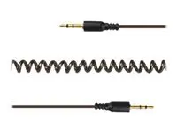 GEMBIRD CCA-405-6 Gembird stereofoninis spiralinis garso kabelis JACK 3,5 mm M / JACK 3,5 mm M 1,8 m
