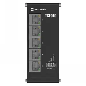 Teltonika Industrial Switch | TSF010 | Unmanaged | DIN rail mountable | 10/100 Mbps (RJ-45) ports q…
