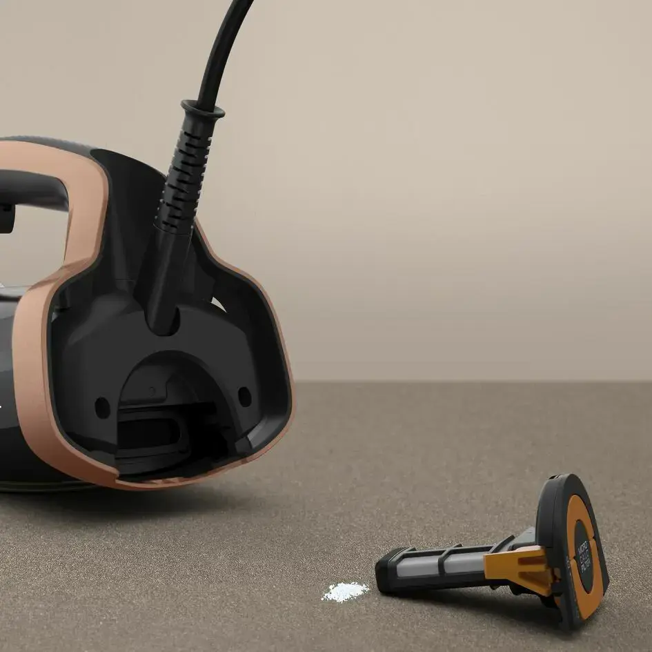 Tefal Ultimate Power Pro FV9E50 Dry & Steam iron Durilium AirGlide Autoclean soleplate 3200 W Black, Copper