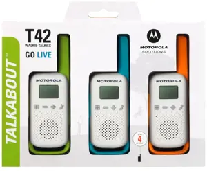 Motorola Talkabout T42 triple-pack