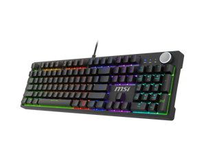 KEYBOARD GAMING BLACK US/FORGE GK310 RED MSI