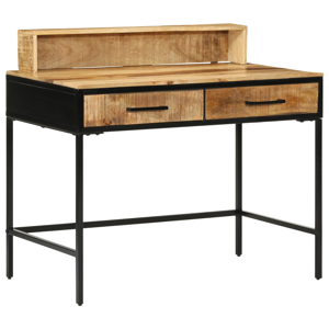 konsolės stalas 100x55x75 cm iš masyvios mango medienos