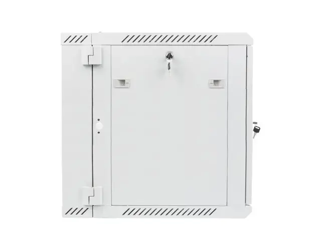 LANBERG WF02-6612-10S "Lanberg" sieninė dviejų sekcijų spinta 19 plokščiųjų pakuočių 12U/600x600 mm, pilka