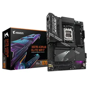 Mainboard GIGABYTE AMD X870 SAM5 ATX Memory DDR5 Memory slots 4 1xPCI-Express 3.0 2x 1xPCI-Express …