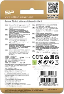 "Silicon Power Superior Pro", 128 GB, SDXC, 10 klasė, UHS-II, 280 MB/s, 170 MB/s