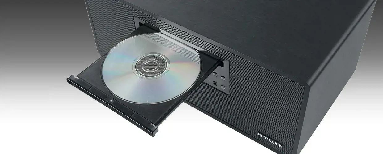 "Muse Bluetooth Micro System" M-692 BTC 2 x 30 W, belaidis ryšys, juoda, FM radijas, CD ir USB jungtis, NFC, "Bluetooth