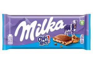 Šokoladas MILKA Chips Ahoy! 100 g