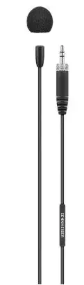 Sennheiser MKE Essential Omni Black - miniature lavalier microphone with 3.5 mm jack connector (black)