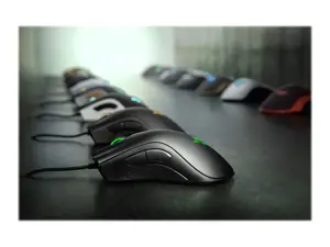 "Razer" žaidimų pelė DeathAdder Essential Ergonominė optinė pelė, balta, laidinė