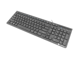 NATEC klaviatūra "Discus 2 US slim black