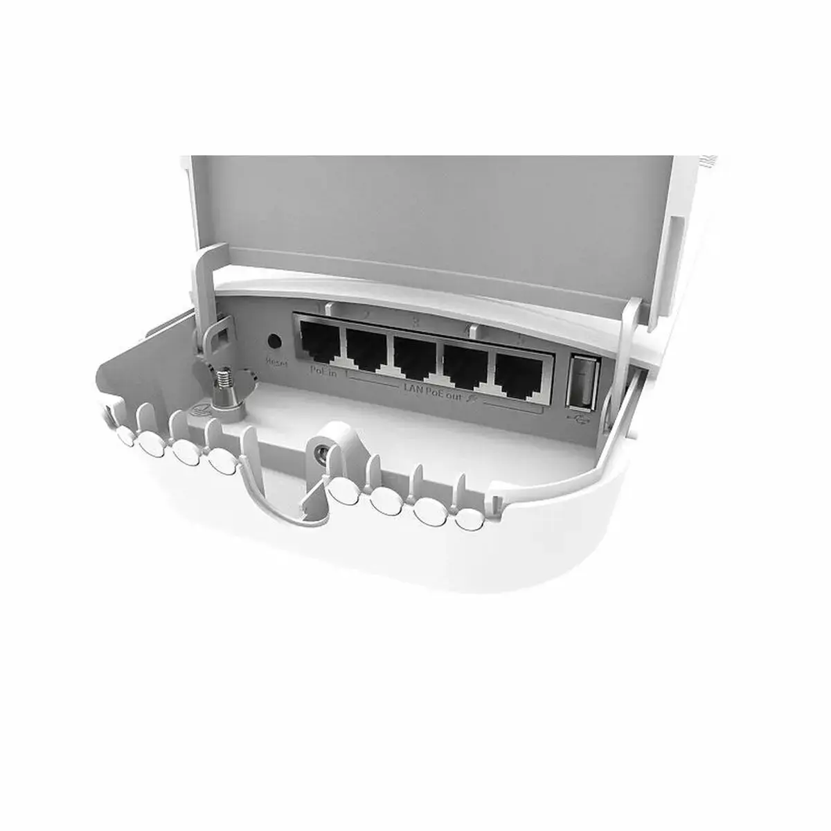 MIKROTIK RBOmniTikPG-5HacD OmniTIK 5 PoE ac CPE 5GHz 5x RJ45 1000Mb/s prieigos taškas