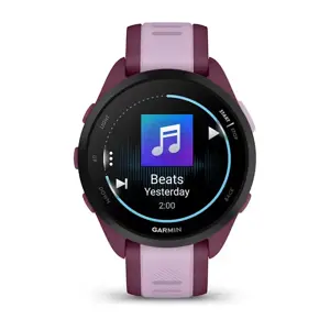 Išmanieji laikrodžiai "Garmin Forerunner 165 Music", uogų spalvos