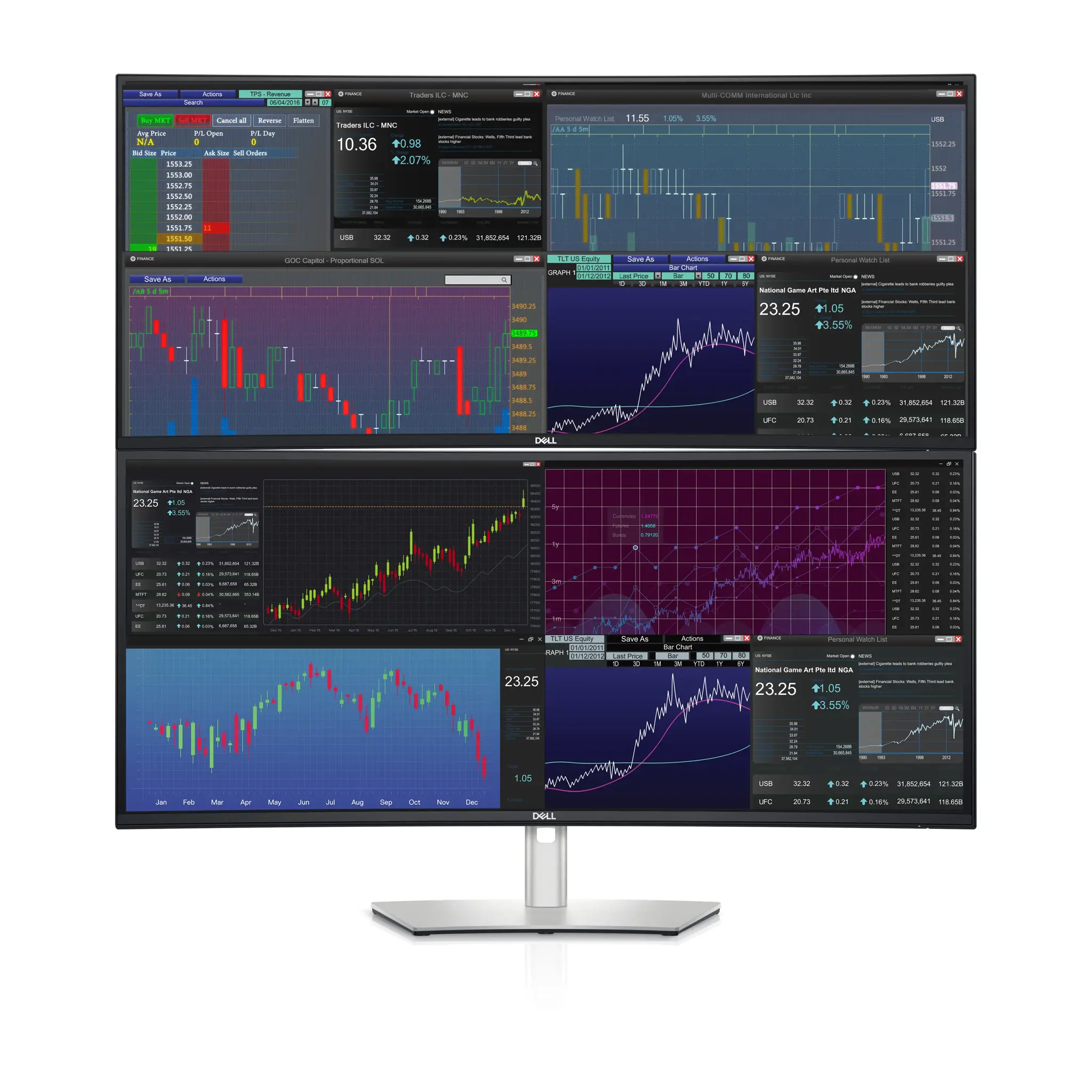 DELL UltraSharp U3824DW, 96,5 cm (38 colių), 3840 x 1600 taškų, Wide Quad HD+, LCD, 8 ms, juoda, sidabrinė