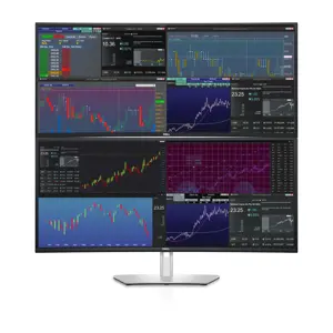 DELL UltraSharp U3824DW, 96,5 cm (38 colių), 3840 x 1600 taškų, Wide Quad HD+, LCD, 8 ms, juoda, sidabrinė