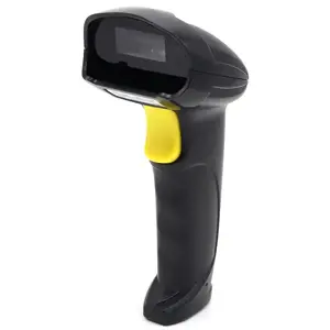 Qoltec Laser barcode scanner 1D | 2D| Black