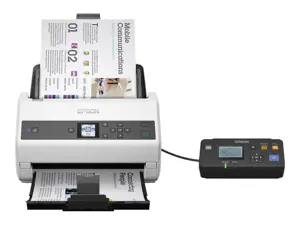 "Epson WorkForce DS-870", 600 x 600 DPI, 30 bitų, 24 bitų, 10 bitų, 8 bitų, 65 ppm