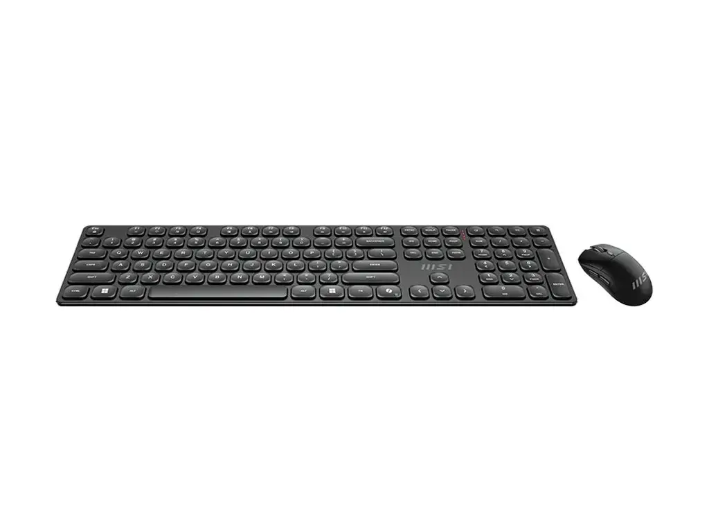 MSI | FORGE K210 | Keyboard and Mouse Set | Wireless | Mouse included | US | Scissor | Black