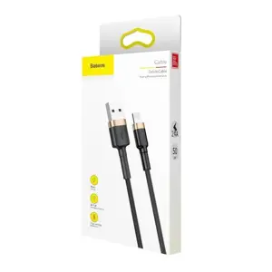 Baseus CALKLF-BV1 Cafule kabelis USB Lightning 2.4A | 1m auksas+juodas