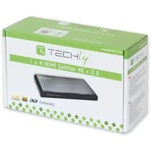 TECHLY 306653 Techly Audio/Video splitter HDMI 1/4 4K 2K 3D