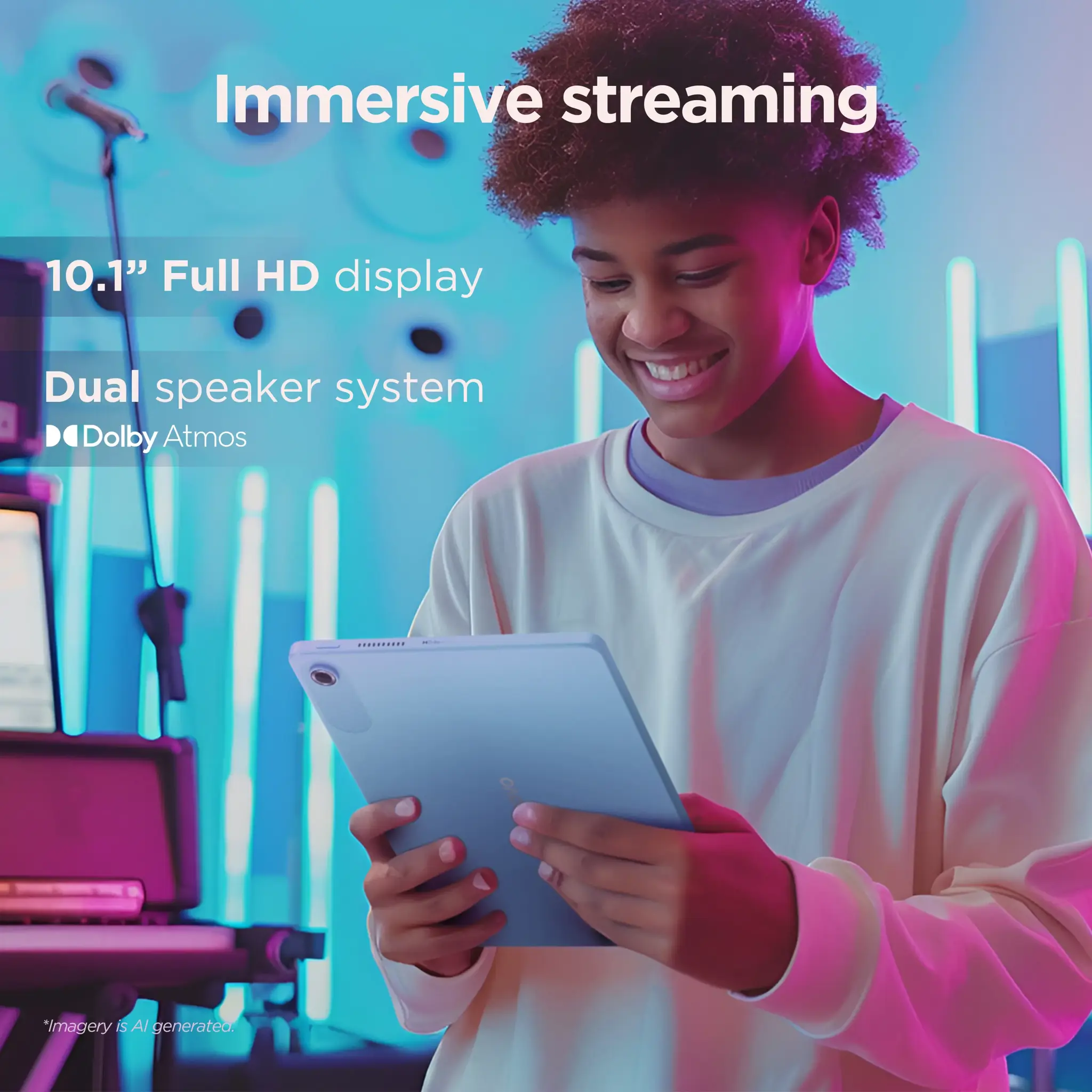 Lenovo Tab Wi-Fi (w/o power adapter) | ZAEH0028SE | 10.1 " | Luna Grey | IPS | 1920 x 1200 pixels | MediaTek | MediaTek Helio G85 | 4 GB | Soldered LPDDR4x | 64 GB | Wi-Fi | Front camera | 5 MP | Rear camera | 8 MP | Bluetooth | 5.3 | Android | 14 (Android 15 & 16 upgrades and 4 years security updates) | Warranty 24 month(s) | Clear Case