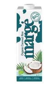 Ekologiškas kokosų ir ryžių gėrimas MARGĖ, 1 l, LT-EKO-001