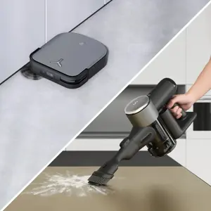 Dulkių siurblys-robotas Ecovacs Deebot X2 Combo, Juoda