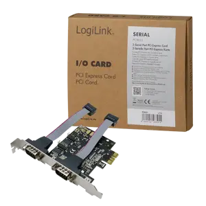 "Logilink" 2 x nuoseklioji (COM) PCIe