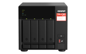 QNAP TS-473A, NAS, bokštinis, "Ryzen Embedded", V1500B, juodas