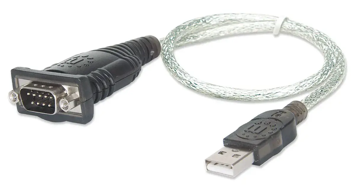 MANHATTAN USB serijinis keitiklis jungia vieną serijinį įrenginį prie USB prievado