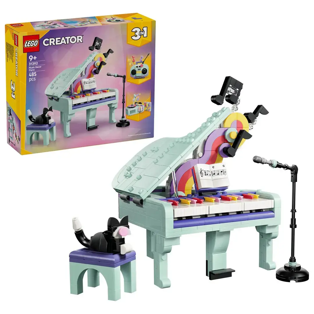 LEGO CREATOR 3 IN 1 31392 Music Decor Piano with Cat