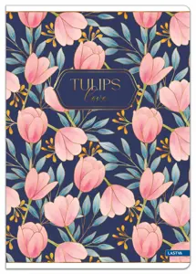 Sąsiuvinis(platus) A5 48lap. 80g TULIPS linija