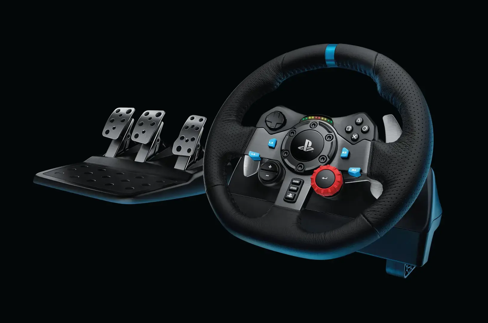 LOGITECH G29 Driving Force Racing Wheel - skirtas "PlayStation 4", "PlayStation 3" ir kompiuteriui - USB -