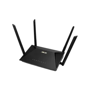 ASUS RT-AX53U, "Wi-Fi 6" (802.11ax), dviejų dažnių (2,4 GHz / 5 GHz), Ethernet LAN, 3G, juodas, stalinis maršrutizatorius