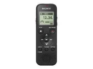 "Sony ICD-PX370", 159 h, MP3, 15 - 20000 Hz, 48 - 192 Kbit/s, USB, šarminis