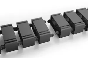 DIGITUS kabelių valdymo stuburo spalva juoda