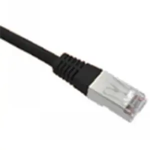 BLACKBOX CAT6A S/FTP PATCH CABLE - BLACK, 10M