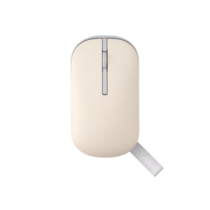 Asus Marshmallow Mouse | MD100 | Mouse | 2.4 GHz, Bluetooth | Beige