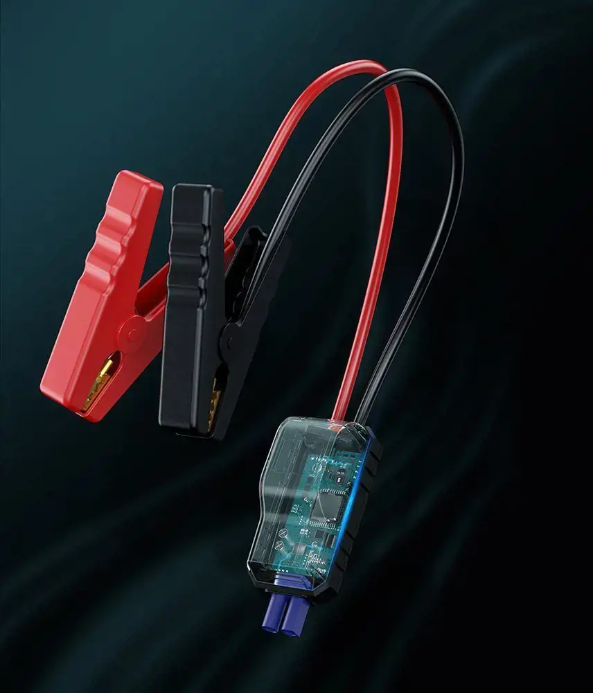 Baseus CRJS03-01 Super Energy Pro Car Jump Starter (12000mAh,5V/3A,Paak current1000A)Black