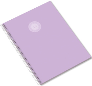 Bloknotas Ambar Campus Moonflower Lin, A4, 80psl
