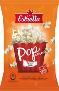 Kukurūzų spragėsiai ESTRELLA, sūrio skonio, 90 g