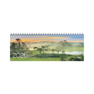 Kalendorius MEMO Card Morning 2026, 290 x 110 mm, kartoninis