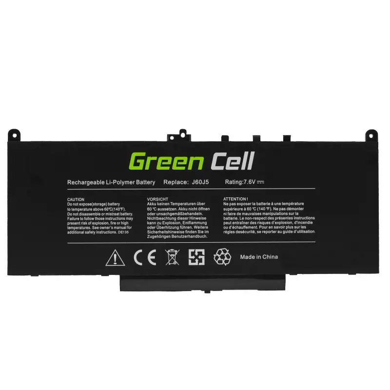 GREENCELL DE135 Žalioji baterija J60J5 iki Dell Latitude E7270 E7470