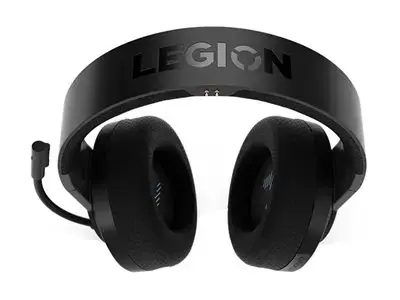 Lenovo Legion H600, laidinis ir belaidis, žaidimų, 20 - 20000 Hz, 320 g, ausinės, juodos spalvos