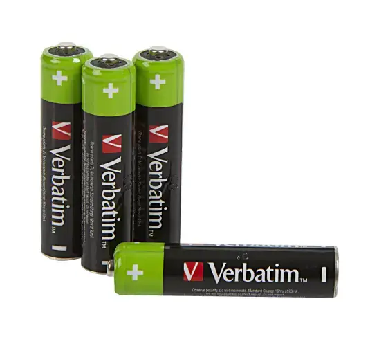 Verbatim 49514, Įkraunama baterija, AAA, nikelio-metalo hidrido (NiMH), 1,2 V, 4 vnt., 950 mAh