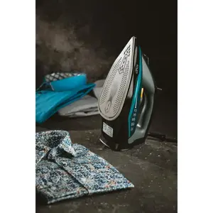 "Adler" AD 5032 lygintuvas Sausas lygintuvas Keraminis padas Juodas, mėlynas, pilkas 2400 W