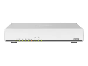 QNAP QHora-301W, "Wi-Fi 6" (802.11ax), dviejų dažnių (2,4 GHz / 5 GHz), Ethernet LAN, baltas, stalinis maršrutizatorius