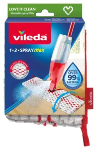 "Vileda" 1.2 Spray Max šluostės galvutė Raudona, balta