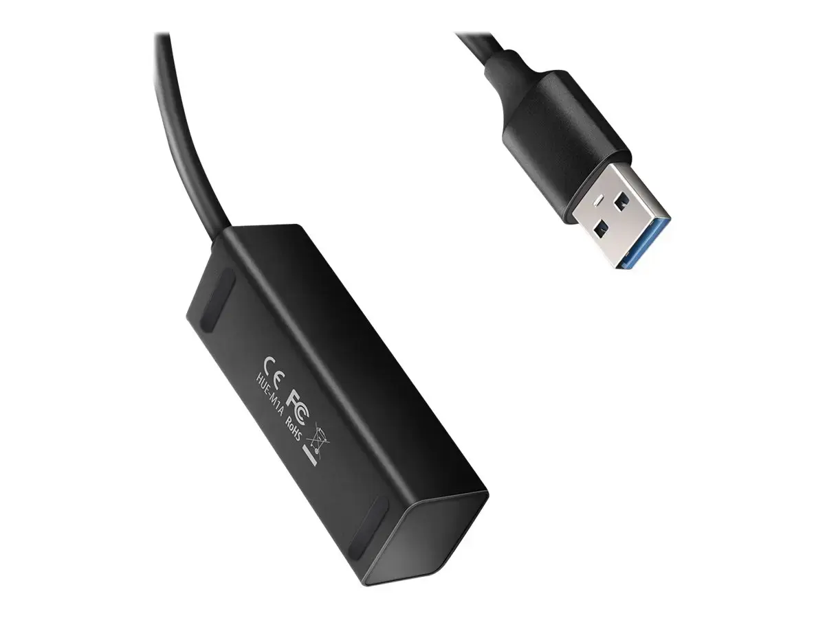 AXAGON HUE-M1A 4x USB3.2 Gen 1 MINI šakotuvas, metalinis, 20 cm USB-A laidas